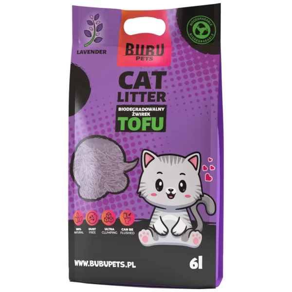 Asternut din tofu natural pentru pisici