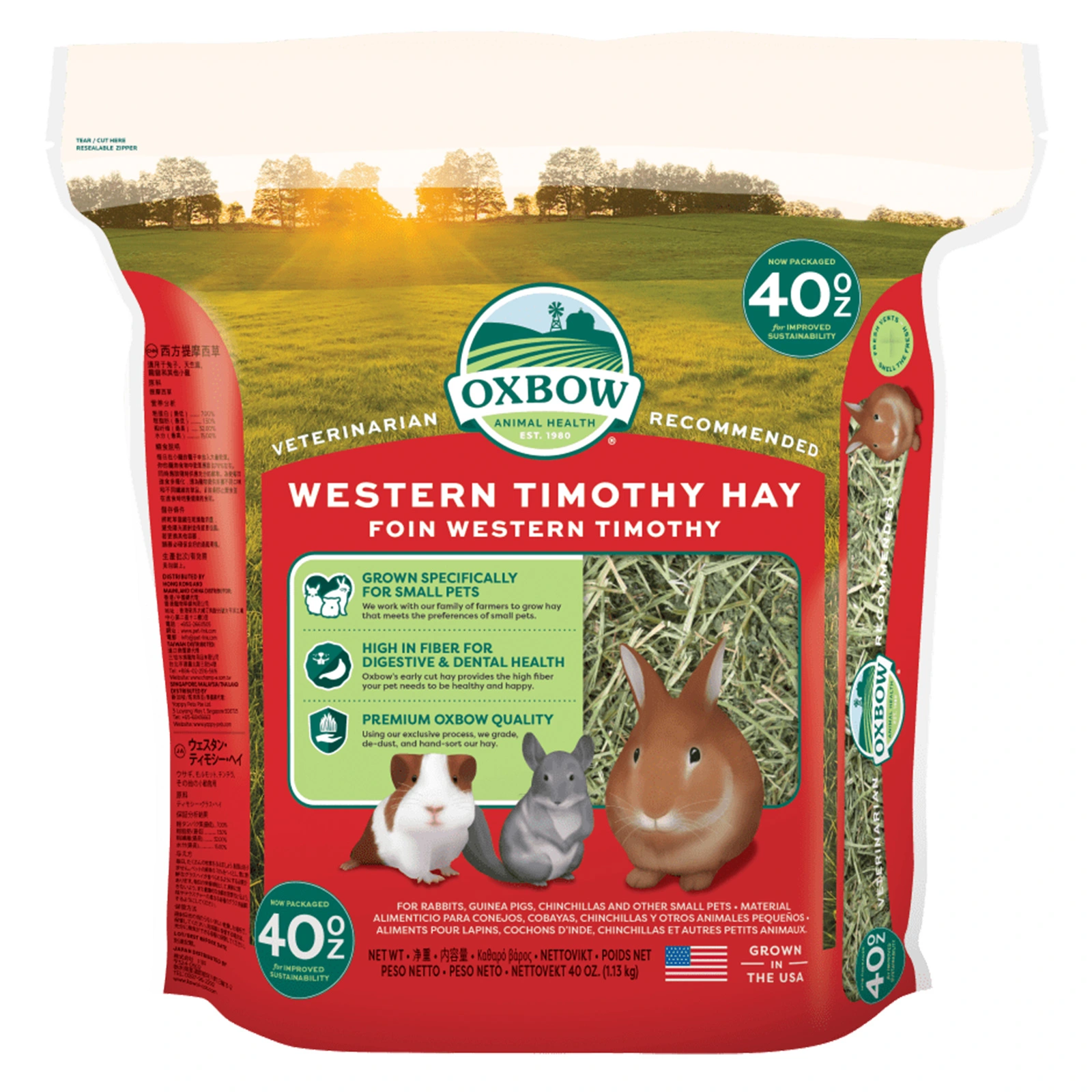 Fan-pentru-iepuri-si-rozatoare-Western-Timothy-Oxbow-1.13-kg Fan pentru rozatoare