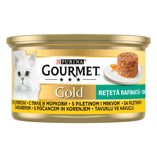 Gourmet Gold cu pui si morcovi