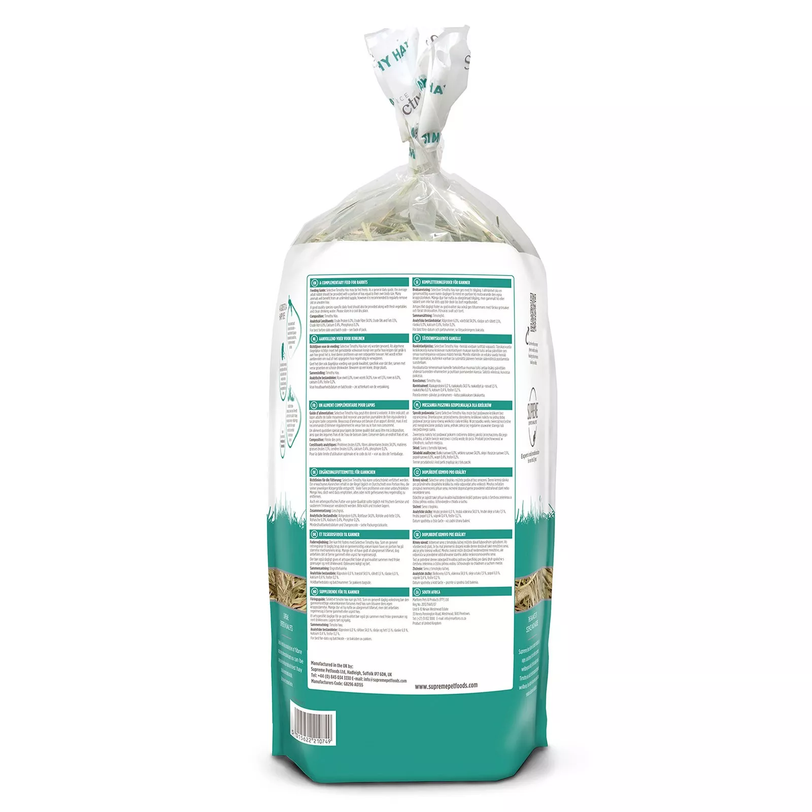 TIMOTHY SZÉNA RÁGCSÁLÓKNAK, SCIENCE SELECTIVE 400 G