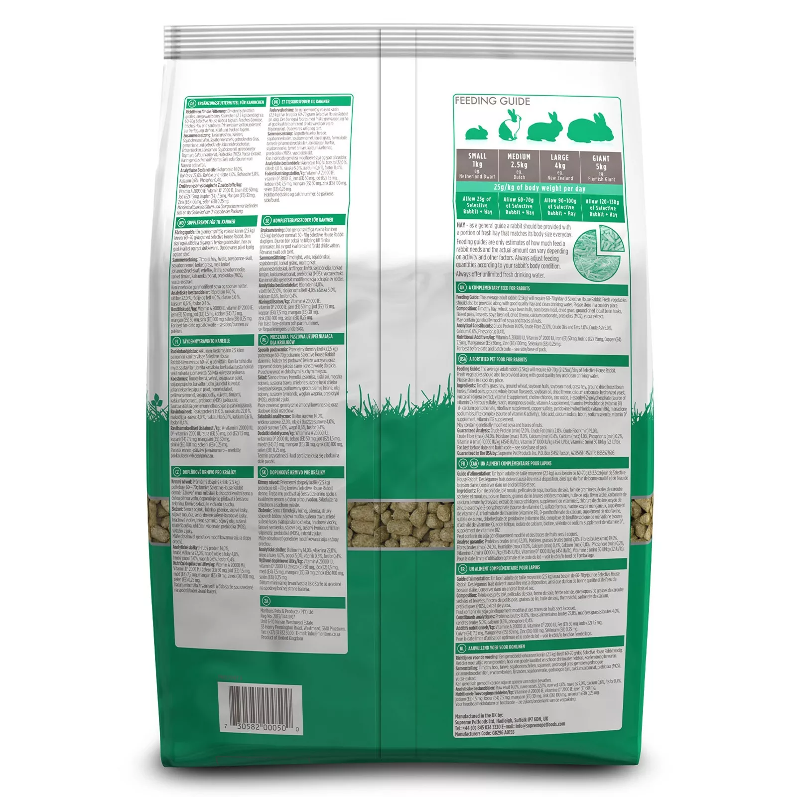 ÜLŐ NYULAK TAKARMÁNYA, SCIENCE SELECTIVE