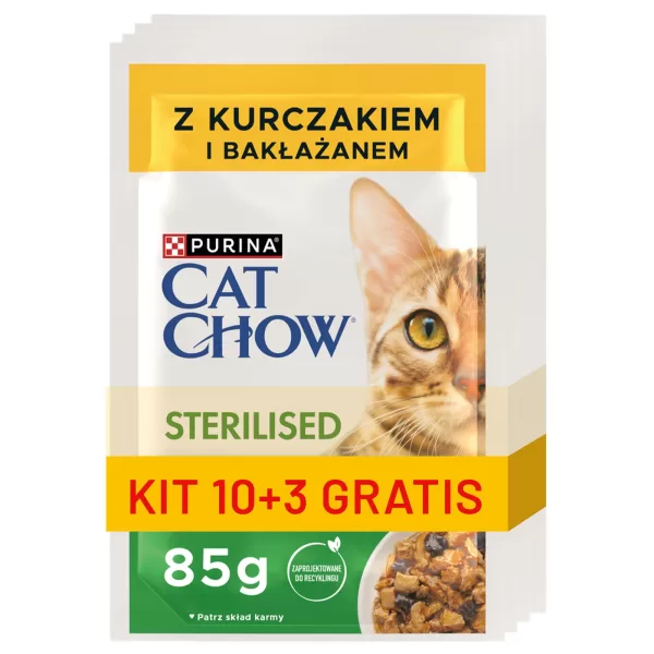 Hrana pisici Cat Chow cu pui si vinite pentru pisici sterilizate
